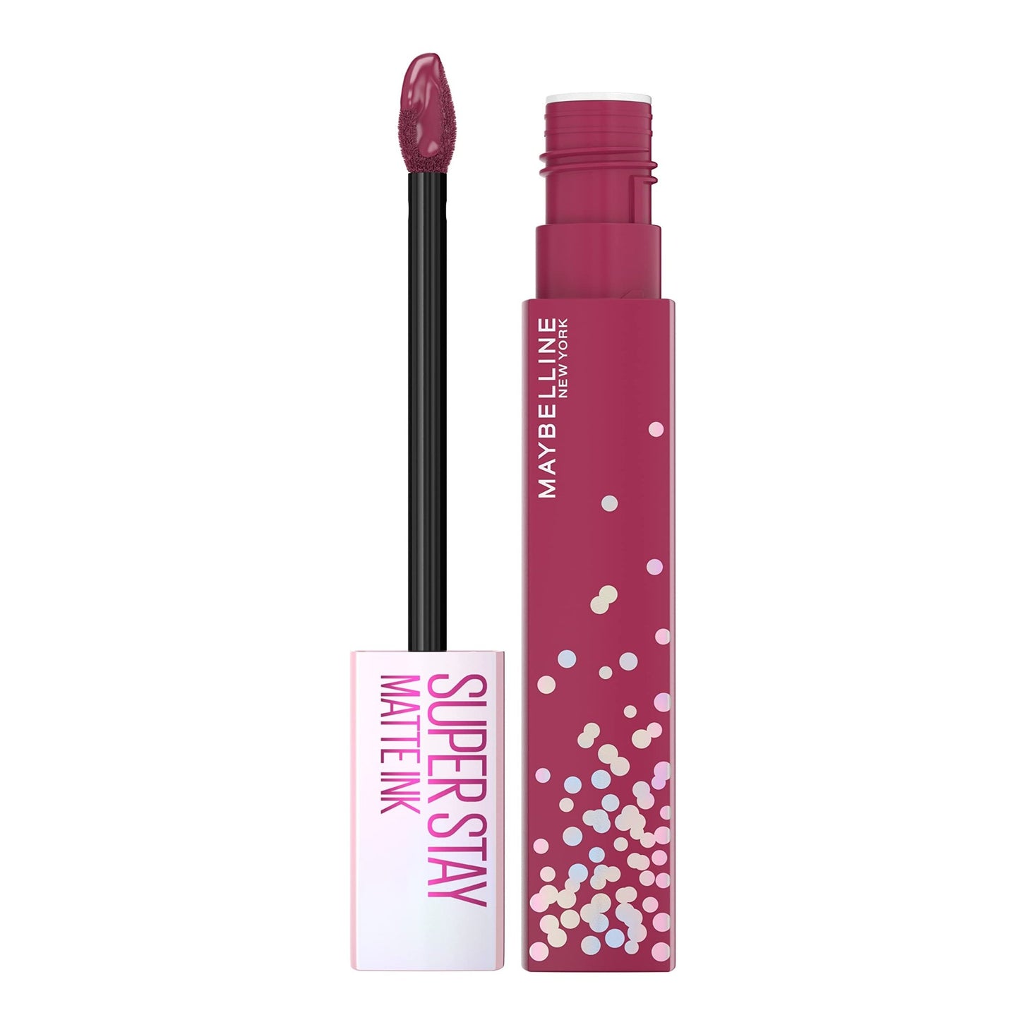 Maybelline Super Stay Matte Ink Liquid Lipstick Makeup, Long Lasting High Impact Color, Up to 16H Wear, Pioneer, Blue Red, 1 Count, Packaging May Vary - 7DAY'S