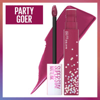 Maybelline Super Stay Matte Ink Liquid Lipstick Makeup, Long Lasting High Impact Color, Up to 16H Wear, Pioneer, Blue Red, 1 Count, Packaging May Vary - 7DAY'S