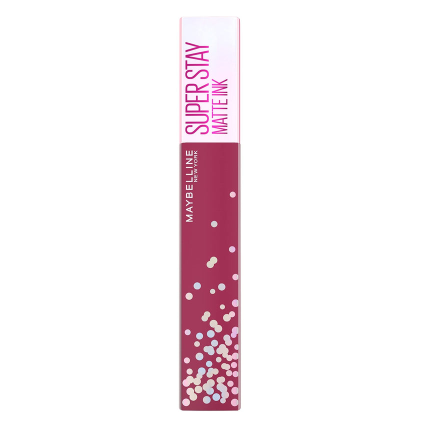 Maybelline Super Stay Matte Ink Liquid Lipstick Makeup, Long Lasting High Impact Color, Up to 16H Wear, Pioneer, Blue Red, 1 Count, Packaging May Vary - 7DAY'S