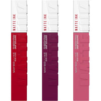 Maybelline Super Stay Matte Ink Liquid Lipstick Makeup, Long Lasting High Impact Color, Up to 16H Wear, Pioneer, Blue Red, 1 Count, Packaging May Vary - 7DAY'S