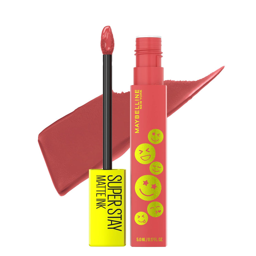Maybelline Super Stay Matte Ink Liquid Lipstick Makeup, Long Lasting High Impact Color, Up to 16H Wear, Pioneer, Blue Red, 1 Count, Packaging May Vary - 7DAY'S