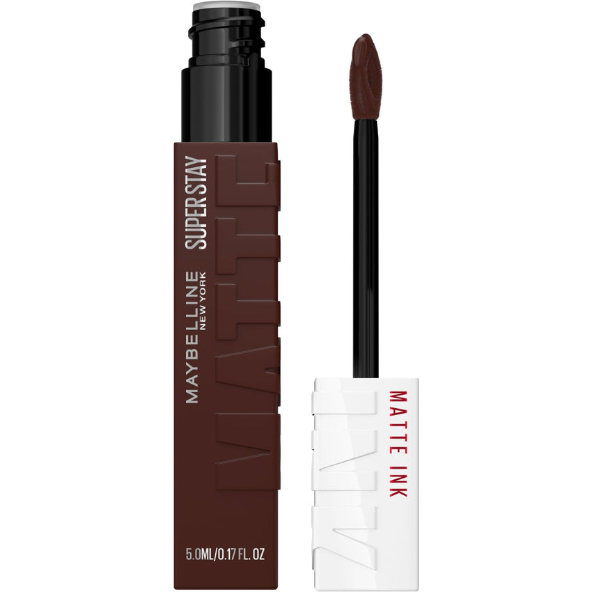 Maybelline Super Stay Matte Ink Liquid Lipstick Makeup, Long Lasting High Impact Color, Up to 16H Wear, Pioneer, Blue Red, 1 Count, Packaging May Vary - 7DAY'S