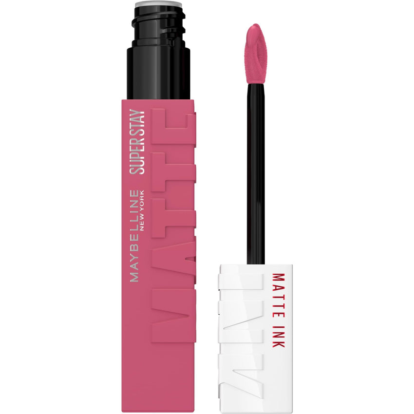 Maybelline Super Stay Matte Ink Liquid Lipstick Makeup, Long Lasting High Impact Color, Up to 16H Wear, Pioneer, Blue Red, 1 Count, Packaging May Vary - 7DAY'S