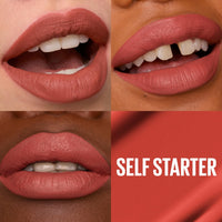 Maybelline Super Stay Matte Ink Liquid Lipstick Makeup, Long Lasting High Impact Color, Up to 16H Wear, Pioneer, Blue Red, 1 Count, Packaging May Vary - 7DAY'S