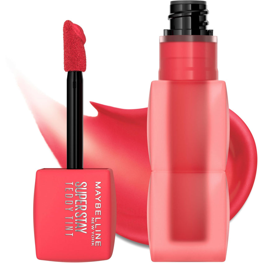 Maybelline Super Stay Teddy Lip Tint, Long Lasting Matte Lipstick For Up To 12HR Wear, Kneehigh, 1 Count - 7DAY'S