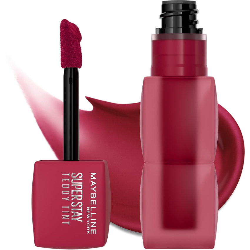 Maybelline Super Stay Teddy Lip Tint, Long Lasting Matte Lipstick For Up To 12HR Wear, Kneehigh, 1 Count - 7DAY'S
