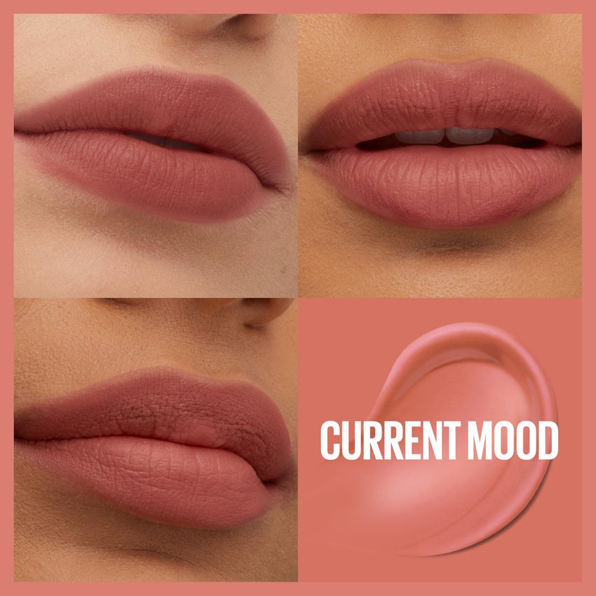 Maybelline Super Stay Teddy Lip Tint, Long Lasting Matte Lipstick For Up To 12HR Wear, Kneehigh, 1 Count - 7DAY'S