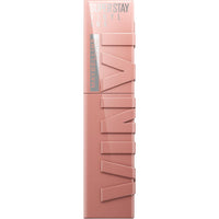 Maybelline Super Stay Vinyl Ink Longwear No - Budge Liquid Lipcolor Makeup, Highly Pigmented Color and Instant Shine, Cheeky, Rose Nude Lipstick, 0.14 fl oz, 1 Count - 7DAY'S