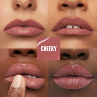 Maybelline Super Stay Vinyl Ink Longwear No - Budge Liquid Lipcolor Makeup, Highly Pigmented Color and Instant Shine, Cheeky, Rose Nude Lipstick, 0.14 fl oz, 1 Count - 7DAY'S