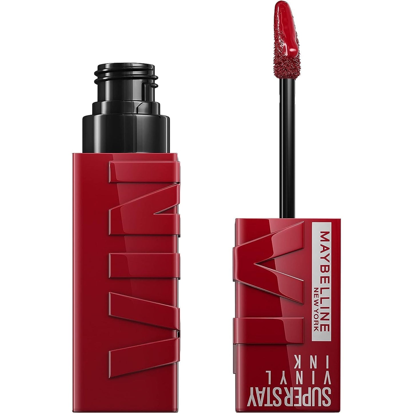 Maybelline Super Stay Vinyl Ink Longwear No - Budge Liquid Lipcolor Makeup, Highly Pigmented Color and Instant Shine, Cheeky, Rose Nude Lipstick, 0.14 fl oz, 1 Count - 7DAY'S