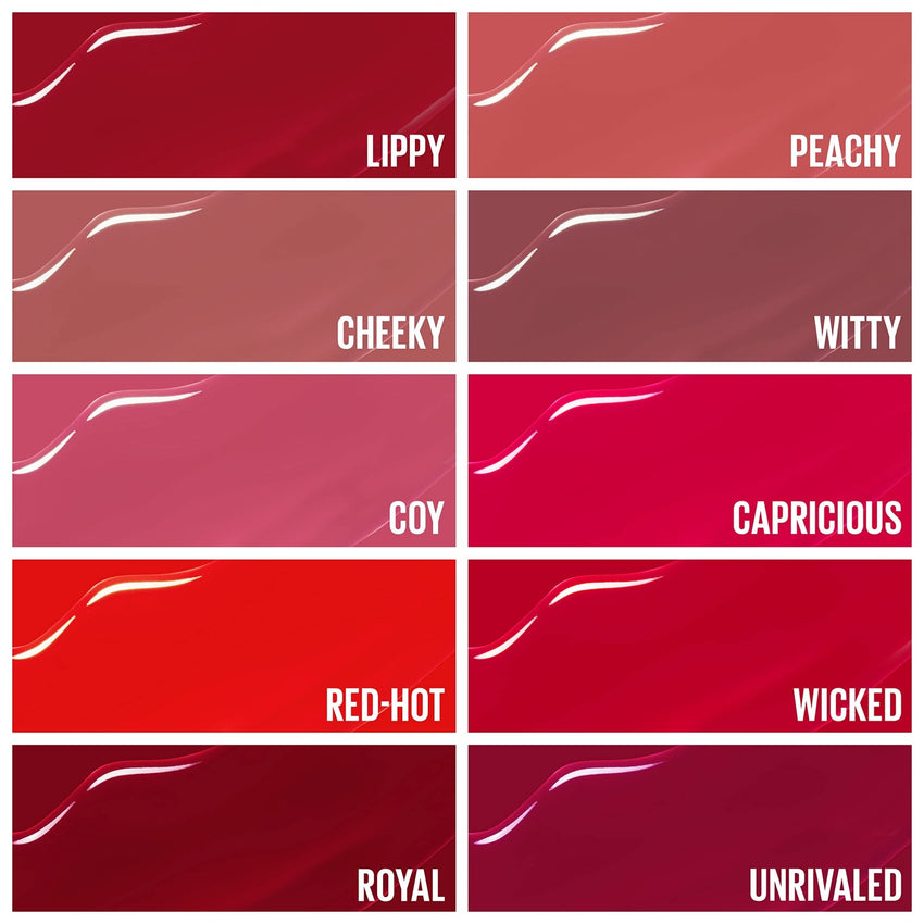 Maybelline Super Stay Vinyl Ink Longwear No - Budge Liquid Lipcolor Makeup, Highly Pigmented Color and Instant Shine, Cheeky, Rose Nude Lipstick, 0.14 fl oz, 1 Count - 7DAY'S