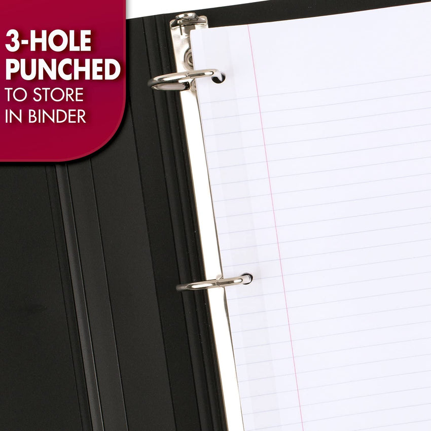 Mead Loose Leaf Paper, Wide Ruled Filler Notebook Paper, 8" x 10 - 1/2", 200 Sheets, Fits 3 - Ring Binder (15200) - 7DAY'S