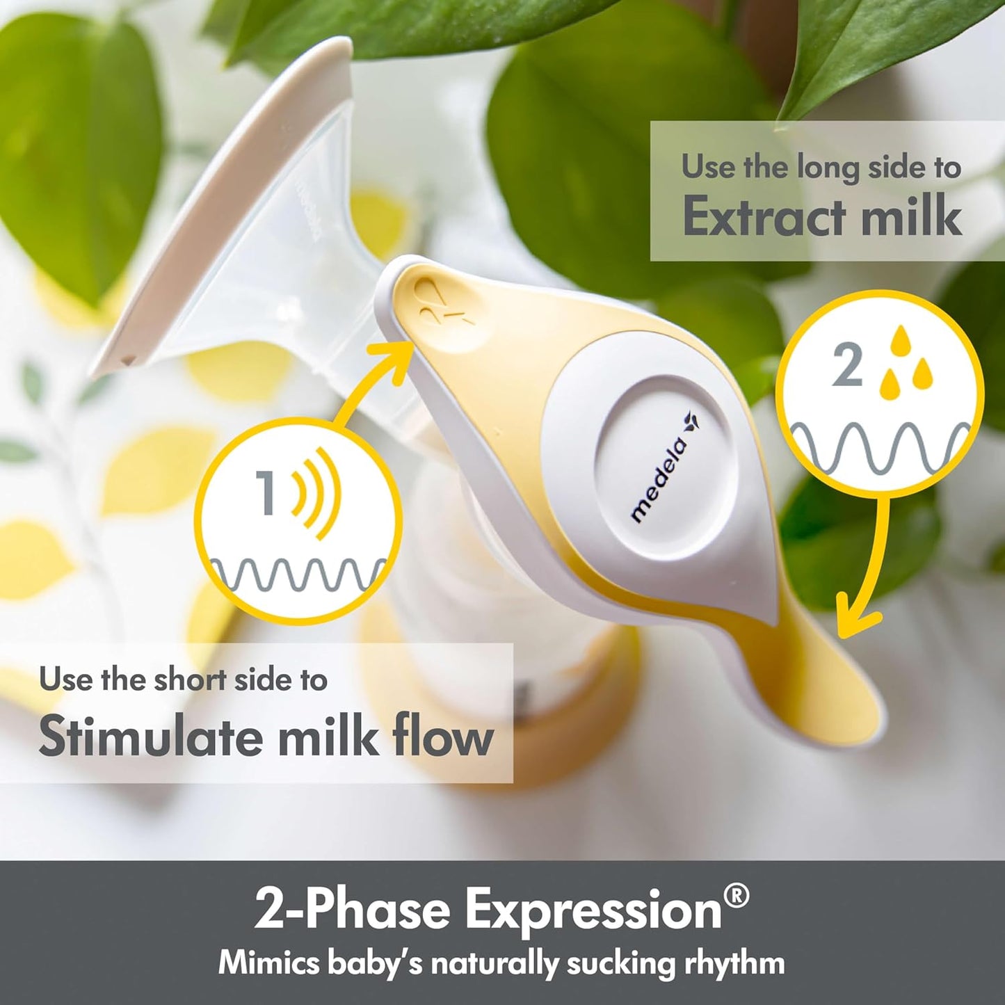 Medela Manual breast pump with Flex Shields Harmony Single Hand for More Comfort and Expressing More Milk - 7DAY'S