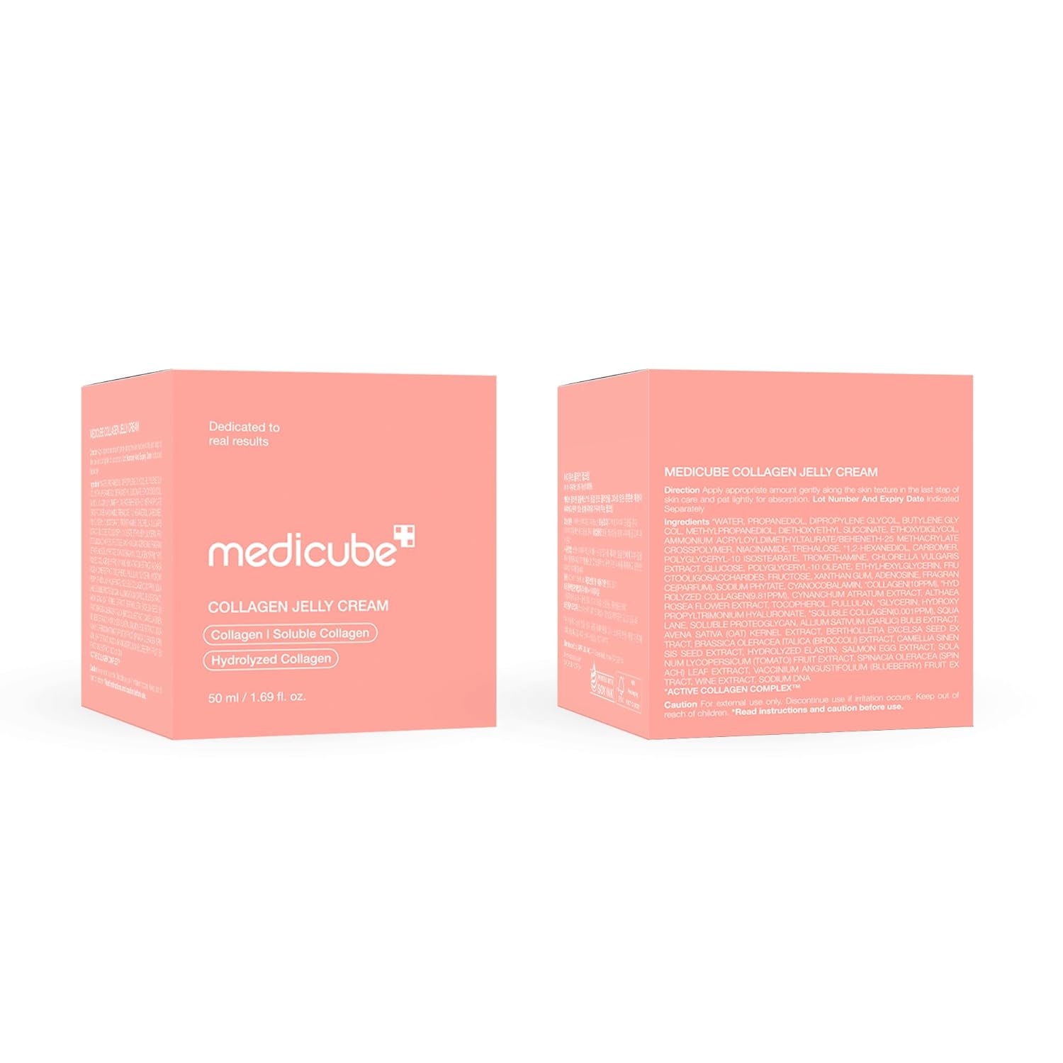 medicube Collagen Jelly Cream - Niacinamide & Freeze - Dried Hydrolyzed Collagen - Boosts skin barrier hydration & gives 24h Glow & Firmer looking skin | No artificial color, Korean skincare (3.71 fl.oz.) - 7DAY'S