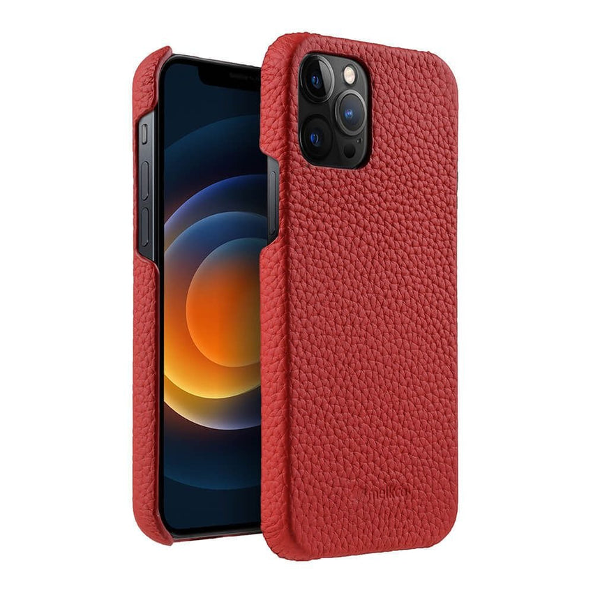 Melkco is suitable for Apple 13ProMax mobile phone case iPhone 14Plus leather 12 min anti slip fall cover - 7DAY'S