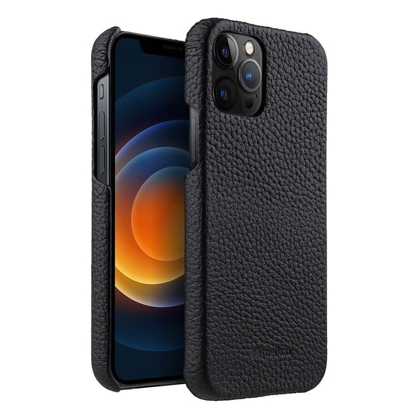 Melkco is suitable for Apple 13ProMax mobile phone case iPhone 14Plus leather 12 min anti slip fall cover - 7DAY'S