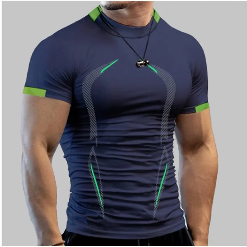 Men New Compression Shirt Men Fitness Gym Super Hero Sport Running T-Shirt Fitness Training Breathable Quick Dry Short Sleeve - 7DAY'S