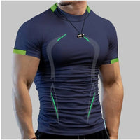 Men New Compression Shirt Men Fitness Gym Super Hero Sport Running T-Shirt Fitness Training Breathable Quick Dry Short Sleeve - 7DAY'S