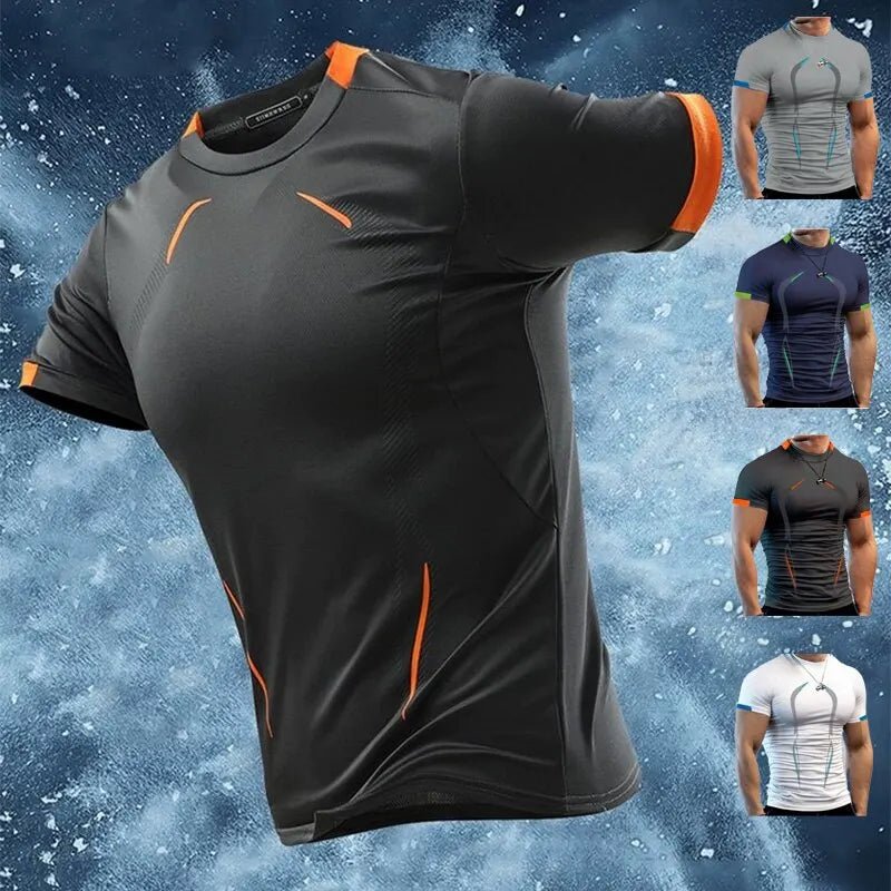 Men New Compression Shirt Men Fitness Gym Super Hero Sport Running T-Shirt Fitness Training Breathable Quick Dry Short Sleeve - 7DAY'S