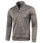 Men Sweatshirts Spring Thicker Pullover Half Zipper Pullover for Male Hoody Outdoor Sweatshir Autumn Solid Color Turtleneck Swea - 7DAY'S