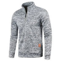 Men Sweatshirts Spring Thicker Pullover Half Zipper Pullover for Male Hoody Outdoor Sweatshir Autumn Solid Color Turtleneck Swea - 7DAY'S