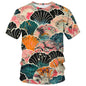 Men Women 3D Trippy Graffiti Animation Graphic T-Shirt Short Sleeve Crewneck Shirt - 7DAY'S
