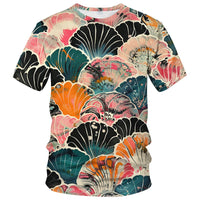 Men Women 3D Trippy Graffiti Animation Graphic T-Shirt Short Sleeve Crewneck Shirt - 7DAY'S