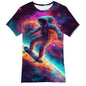Men's and Women's T-Shirts with Creative Graffiti Printing Round Neck and Short Sleeve Tops - 7DAY'S