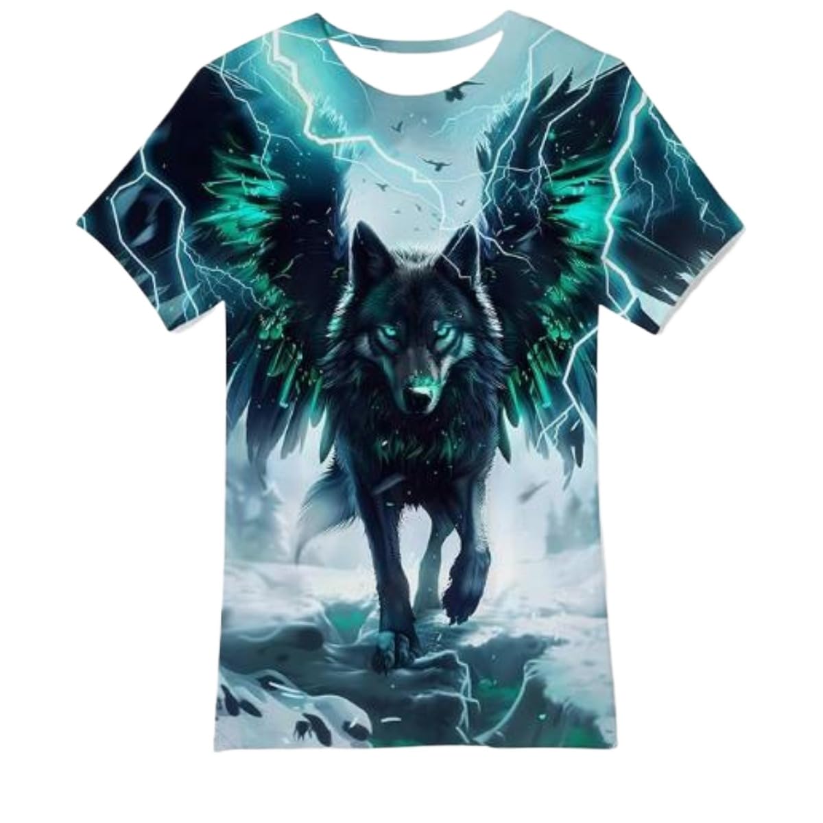 Men's and Women's T-Shirts with Creative Graffiti Printing Round Neck and Short Sleeve Tops - 7DAY'S