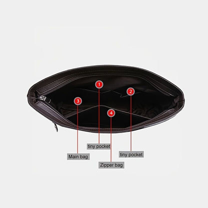 Men's Bag Briefcase Europe And America Men's Business Commuting Handbag Single Shoulder Crossbody Bag Cross Style Computer Bag - 7DAY'S