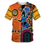 Men's Fashion 3D Digital Printing Short - Sleeved T-Shirt of African National Wind Trend in Summer - 7DAY'S