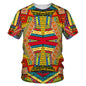 Men's Fashion 3D Digital Printing Short - Sleeved T-Shirt of African National Wind Trend in Summer - 7DAY'S
