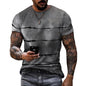Men's Fashion 3D Printing Fashion Trend Short Sleeve T-Shirt Summer Men's wear - 7DAY'S