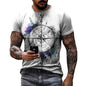 Men's Fashion 3D Printing Fashion Trend Short Sleeve T-Shirt Summer Men's wear - 7DAY'S