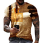 Men's Fashion 3D Printing Fashion Trend Short Sleeve T-Shirt Summer Men's wear - 7DAY'S