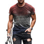 Men's Fashion 3D Printing Fashion Trend Short Sleeve T-Shirt Summer Men's wear - 7DAY'S