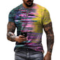 Men's Fashion 3D Printing Fashion Trend Short Sleeve T-Shirt Summer Men's wear - 7DAY'S