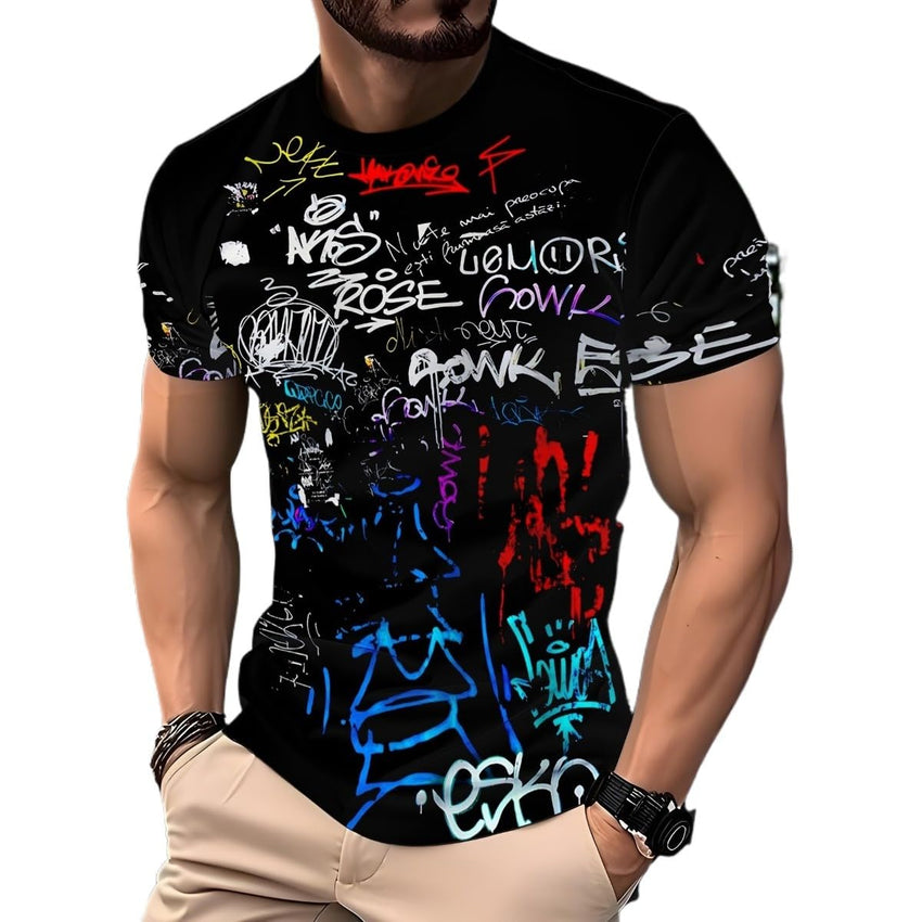 Men's New Summer Comfortable Joker, Loose Short - Sleeved T-Shirt - 7DAY'S