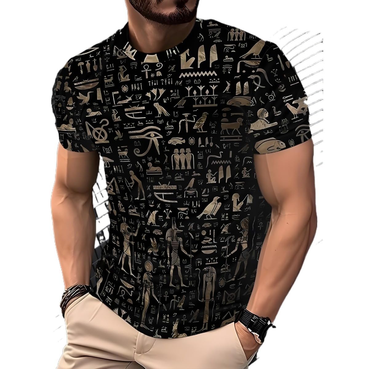Men's New Summer Comfortable Joker, Loose Short - Sleeved T-Shirt - 7DAY'S