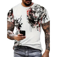Men's New Summer Comfortable Joker, Loose Short - Sleeved T-Shirt - 7DAY'S