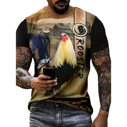 Men's New Summer Comfortable Joker, Loose Short - Sleeved T-Shirt - 7DAY'S
