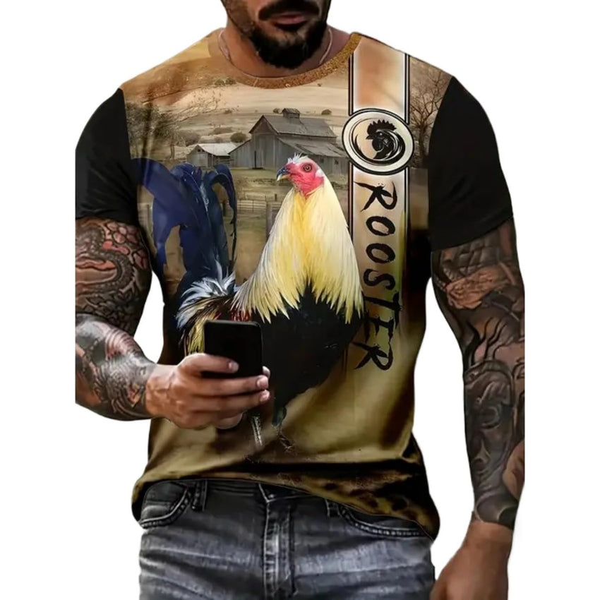 Men's New Summer Comfortable Joker, Loose Short - Sleeved T-Shirt - 7DAY'S