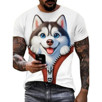 Men's New Summer Comfortable Joker, Loose Short - Sleeved T-Shirt - 7DAY'S