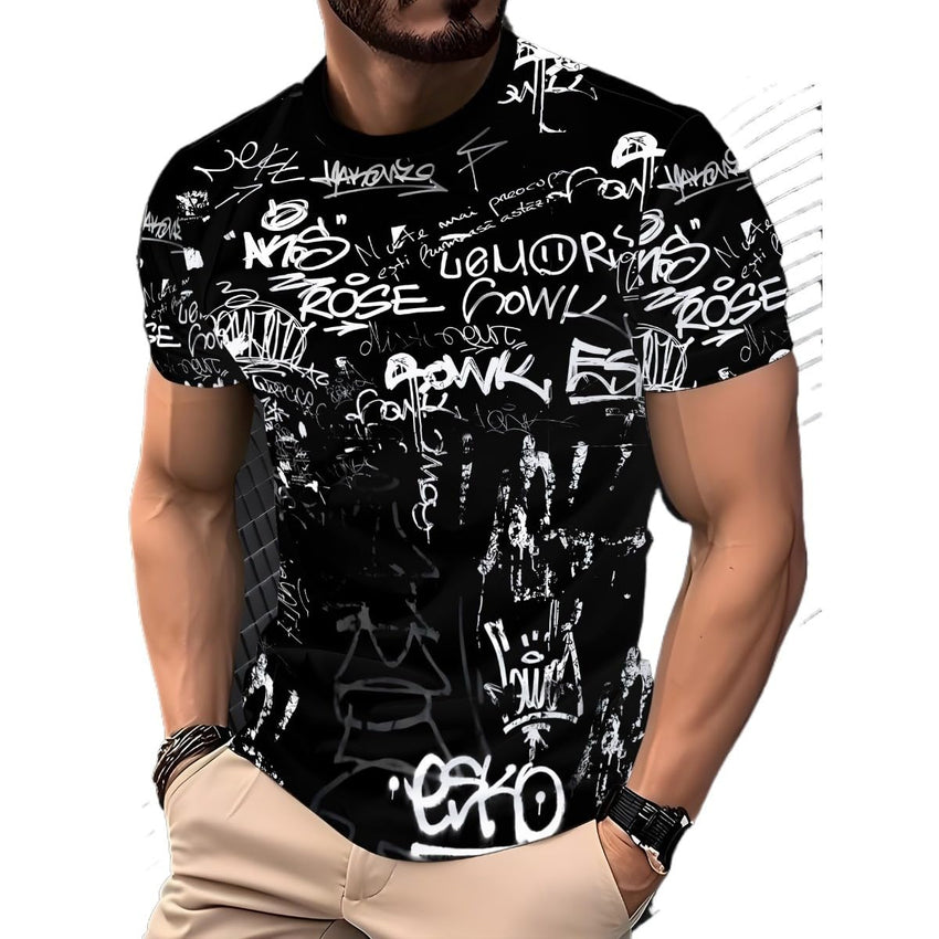 Men's New Summer Comfortable Joker, Loose Short - Sleeved T-Shirt - 7DAY'S