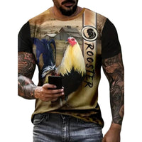 Men's New Summer Comfortable Joker, Loose Short - Sleeved T-Shirt - 7DAY'S