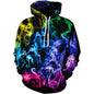 Men's Printed 3D Color Star Sweaters Series Fashion Hoodies - 7DAY'S
