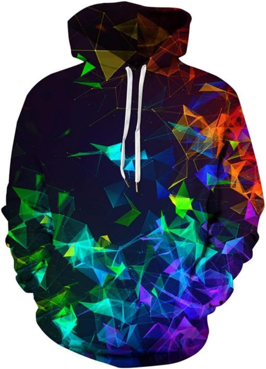 Men's Printed 3D Color Star Sweaters Series Fashion Hoodies - 7DAY'S