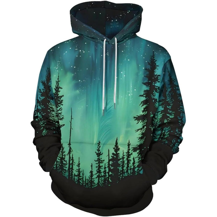 Men's Printed 3D Color Star Sweaters Series Fashion Hoodies - 7DAY'S
