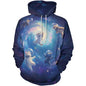 Men's Printed 3D Color Star Sweaters Series Fashion Hoodies - 7DAY'S