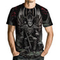 Men's Skull Graphic Tshirt 3D Print Skeleton Shirt for Men Funny Skull Tees Top - 7DAY'S